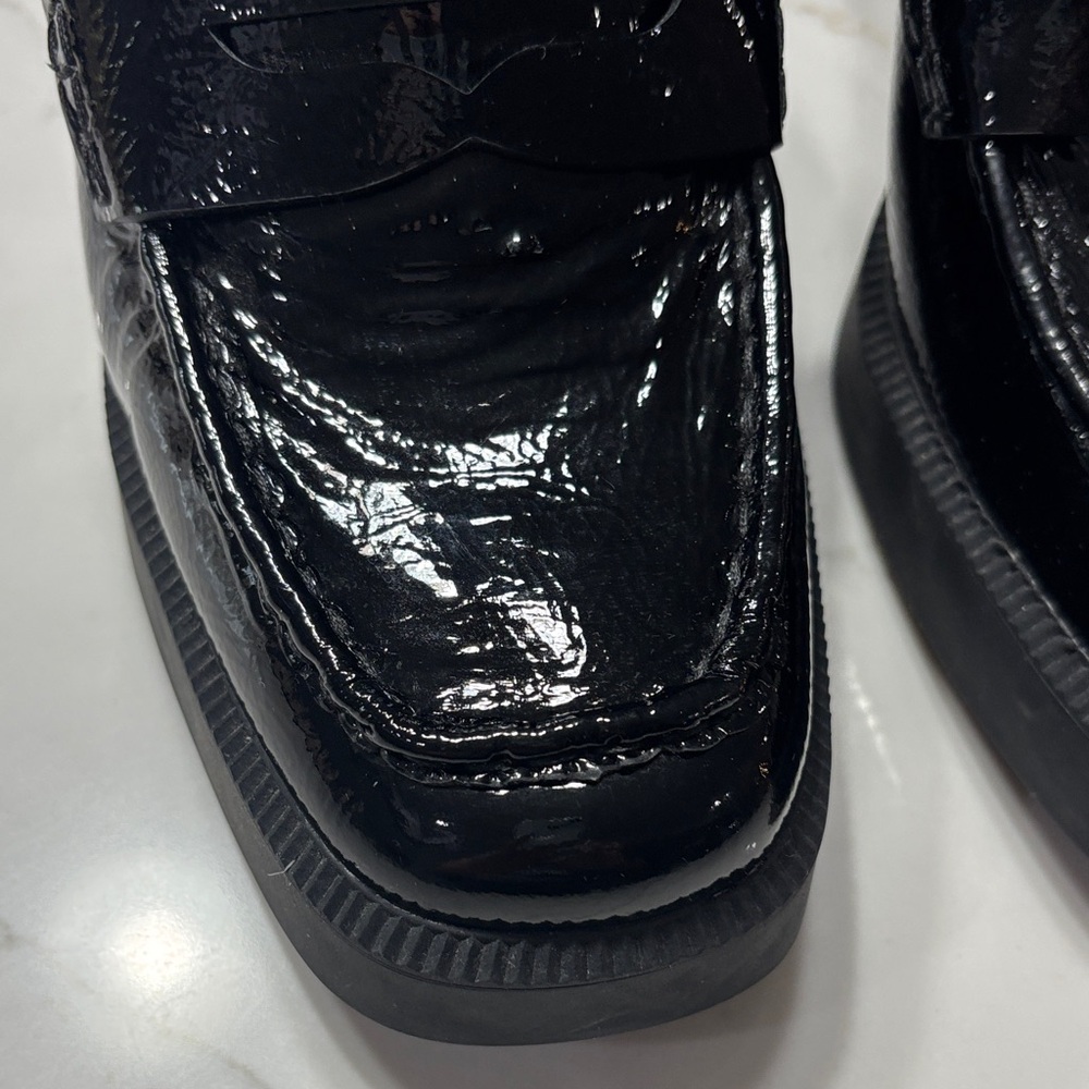 Michael Kors Black Patent Leather Mules - Picture 4 of 16